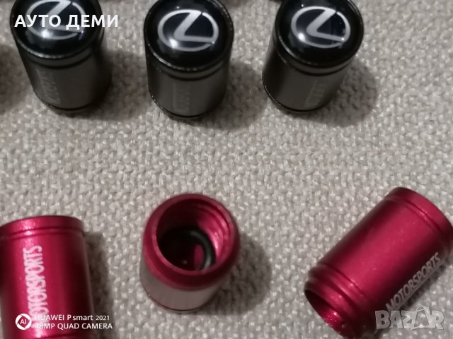 Супер качество капачки за вентили винтили Моторспорт Motorsport за кола автомобил джип бус ван , снимка 3 - Аксесоари и консумативи - 32677949