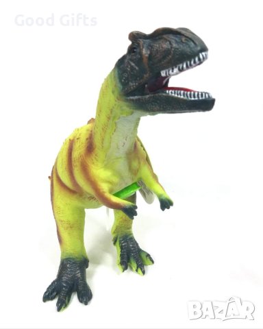 Голям Гумен Динозавър със звук, 30см, снимка 2 - Фигурки - 43376990