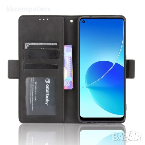 OPPO Reno6 Z Wallet Калъф и Протектор, снимка 6 - Калъфи, кейсове - 53074517