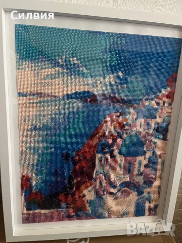 Картина от диаманти Санторини