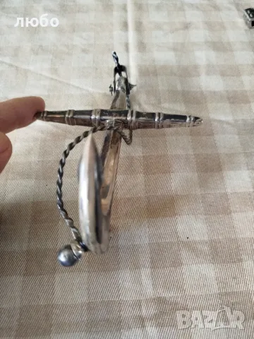  Сребърна Котва от Викториянската Епоха 1890г Сребро 0,925, снимка 14 - Антикварни и старинни предмети - 50255354
