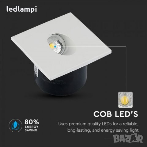 LED Осветление за стъпала 3W, снимка 3 - Лед осветление - 28353640