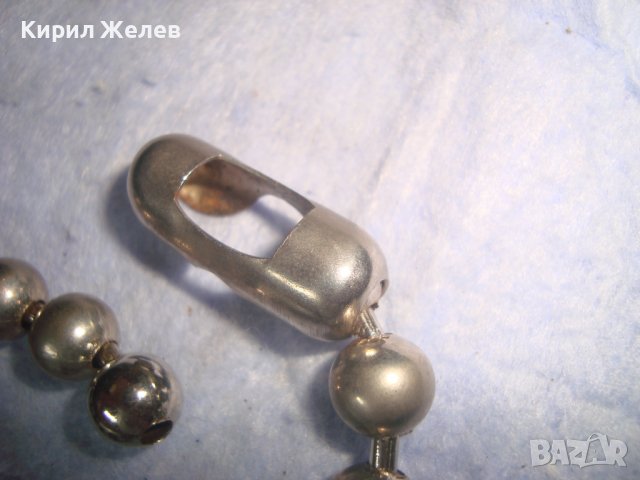 ИНТЕРЕСНА СТАРА СРЕБРИСТА МОДНА ТОПЧЕСТА АРТ ГРИВНА 28017, снимка 6 - Гривни - 37076142