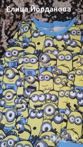 Детска пижама миньоните, снимка 5 - Детски пижами - 43381126