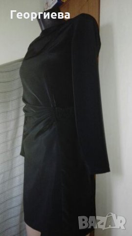 Стилна черна рокля в ПРОМОЦИЯ👗🍀S, S/M👗🍀 арт.279, снимка 3 - Рокли - 27587702
