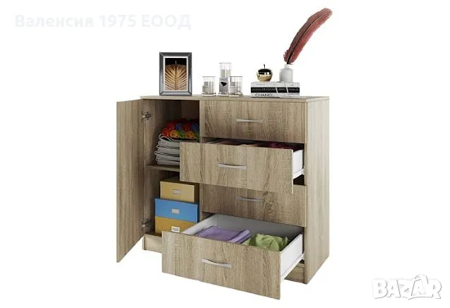 Скрин Сити 3008 сонома, орех или комбинация бяло/ арвен, снимка 3 - Скринове - 20978599