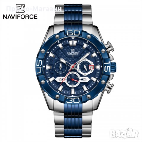 Мъжки часовник NaviForce Хронограф NF8019 SBЕ. , снимка 1 - Мъжки - 34779307