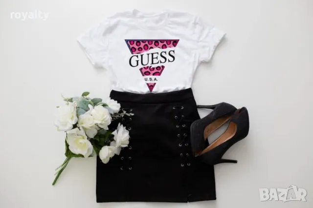 Guess дамски тениски Различни дизайни , снимка 3 - Тениски - 49658182