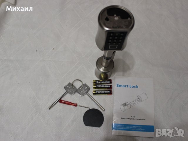 SMART ключалка  YL-71 - 3 в 1 пръстов отпечатък, парола и ключ, снимка 2 - Друга електроника - 40271892