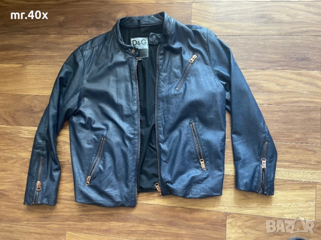 Кожено яке Dolce & Gabbana