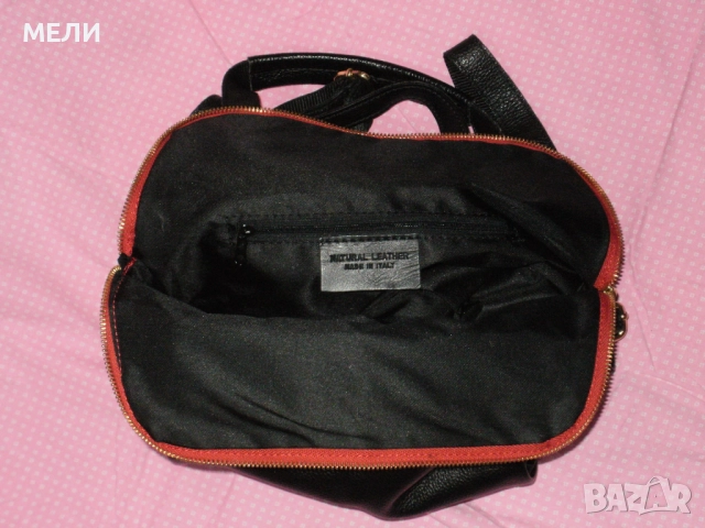 нова дамска раница естествена кожа, снимка 11 - Раници - 51811000