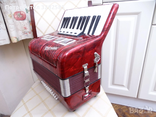 Акордеон Велтмайстер 40 баса, снимка 7 - Акордеони - 52131191