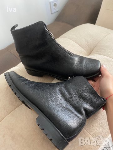 Дамски боти естествена кожа Joy Harper 39номер черни, снимка 7 - Дамски боти - 43347242