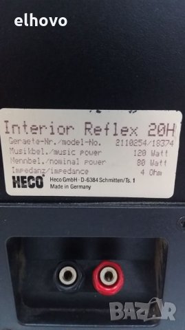 Тонколони HECO interior reflex 20H, снимка 4 - Тонколони - 26511840