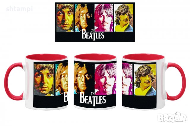 Чаша Beatles 07,Керамична Чаша, Кафе Чай, Игра,Изненада,Подарък,Повод,Празник,Рожден Ден, снимка 5 - Чаши - 38508347