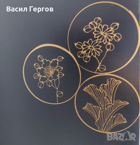 Ръчно рисуван параван, 19-ти век, снимка 7 - Антикварни и старинни предмети - 43505353