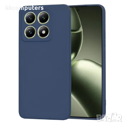 Калъф силикон / Тъмносин мат / за Xiaomi 15 Баркод : 3131836