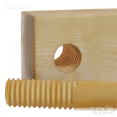 Комплект инструмент за нарязване на  вътрешна и външна резба в дърво, 25 мм, 1 инч, снимка 3 - Други инструменти - 38764265