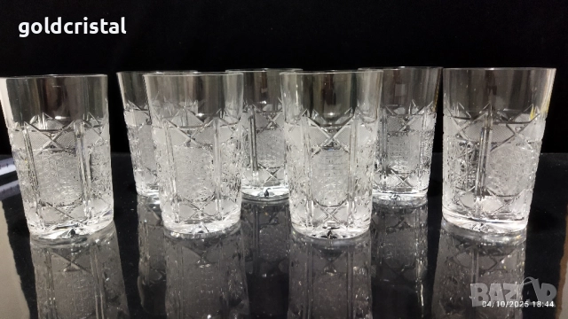 кристални чаши за вода 