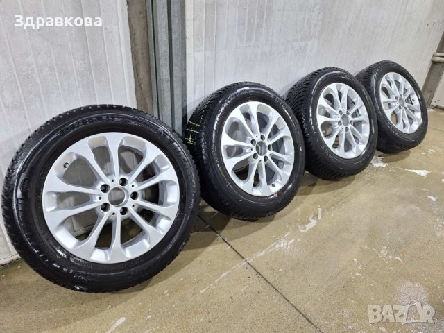 Джанти с Зимни гуми - Mercedes GLA, GLB, GLK, GLC - 216/60/17, снимка 2 - Гуми и джанти - 43104665