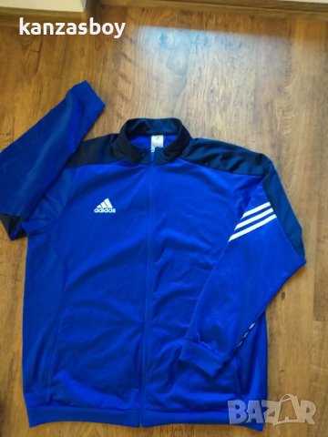 Adidas Sportswear - страхотно мъжко горнище 2ХЛ КАТО НОВО, снимка 4 - Спортни дрехи, екипи - 43120742