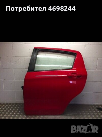 Тойота Ярис задни врати, снимка 2 - Части - 52962841