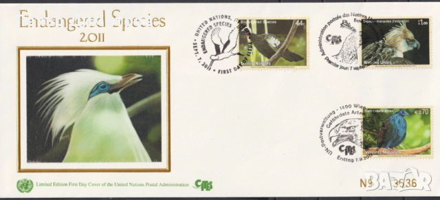 Първодневни пликове Фауна Птици Животни 2011 2013  от ООН