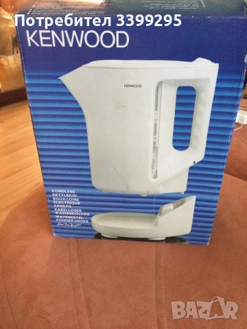 НОВА!!!  Електрическа кана KENWOOD, снимка 3 - Кани - 37958597