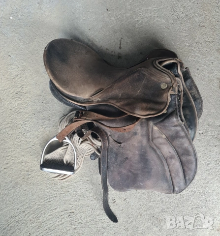 Автентично кожено седло на елитната немска марка Georg Kieffer, снимка 2 - Други стоки за животни - 53499681