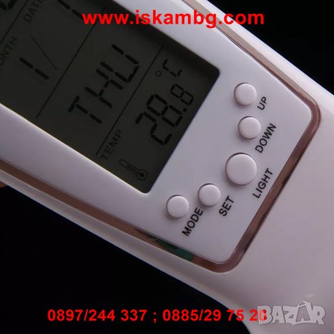 Часовник , Аларма, Дигитален термометър - 510, снимка 8 - Други стоки за дома - 26989595
