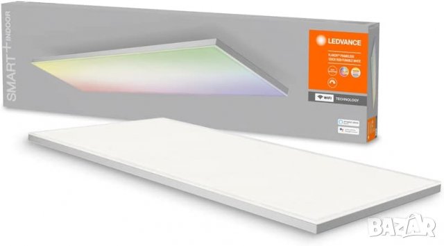 LEDVANCE Smart LED плафон, панел за вътрешна употреба с WiFi технология, сменяем цвят на светлината