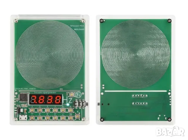 USB Schumann 7.83Hz DC5V 0.1Hz~100000Hz Регулируема Честота Генератор на Синусоидални Вълни на Шуман, снимка 5 - Други - 50302303