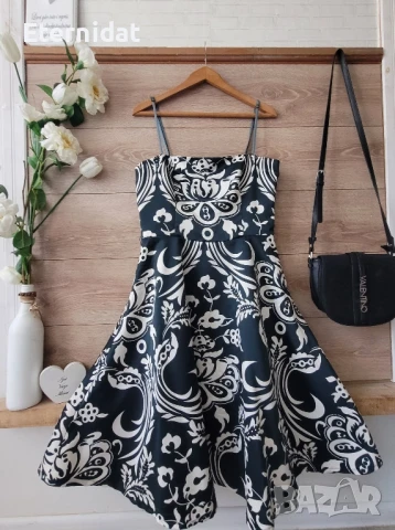 Разкроена елегантна рокля , снимка 4 - Рокли - 51400314