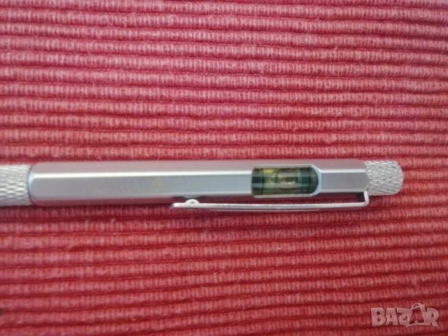 Метален химикал с нивелир. , снимка 2 - Колекции - 29042905