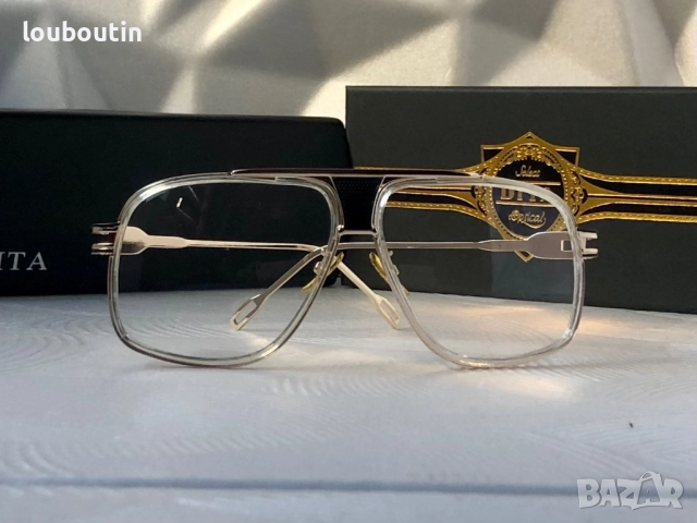 Мъжки прозрачни слънчеви очила маска dita, снимка 4 - Слънчеви и диоптрични очила - 52742457