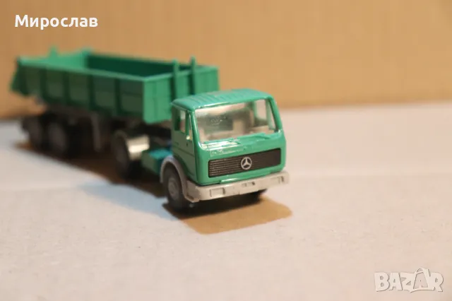 WIKING 1:87 H0 MERCEDES САМОСВАЛ ГОНДОЛА КАМИОН TIR МОДЕЛ, снимка 5 - Колекции - 49741095
