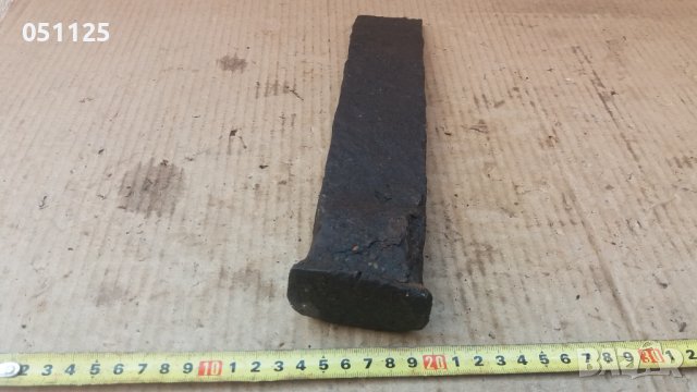 масивна кована кама, клин секач, снимка 11 - Антикварни и старинни предмети - 37757670
