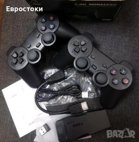 Ретро конзола за игри Game Stick Lite с двойни 2.4G безжични контролери, снимка 9 - Други игри и конзоли - 47325223