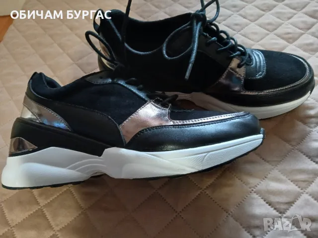 раз.41стелка 27см НАПЪЛНО ЗАПАЗЕНИ МАРАТОНКИ ТИП ОБУВКА С ПЛАТФОРМА 7см, снимка 5 - Маратонки - 49505379