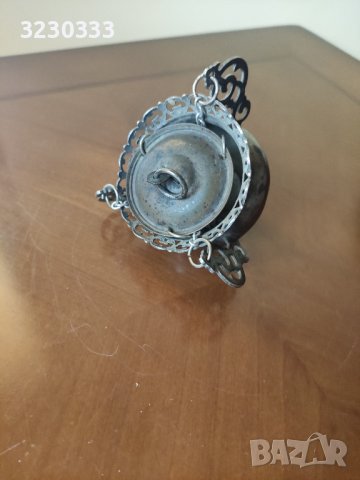 Посребрено кандило старинно , снимка 9 - Антикварни и старинни предмети - 43973251