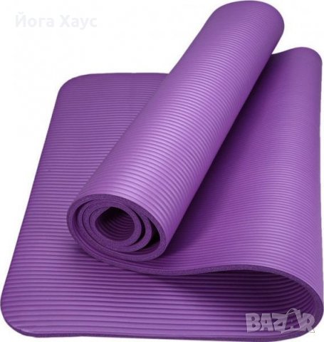 Постелка за Фитнес 10мм, с Чанта или Дръжка за пренасяне, снимка 4 - Спортна екипировка - 21462265