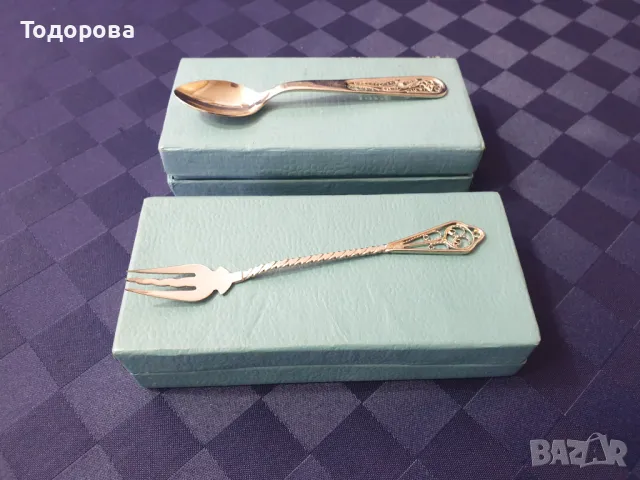 Комплект филигранни вилички и лъжички, снимка 7 - Прибори за хранене, готвене и сервиране - 49026758