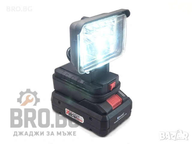 LED18 Работна лампа / Фенер Parkside Dewalt Makita Bosch Einhell Milwauk, снимка 5 - Други машини и части - 53282241