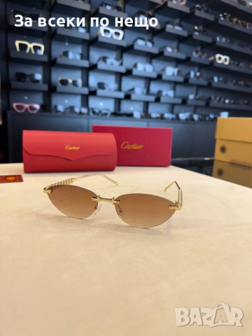 Cartier Слънчеви Очила С UV400 Защита - Налични Различни Цветове Код SK283, снимка 4 - Слънчеви и диоптрични очила - 52598406