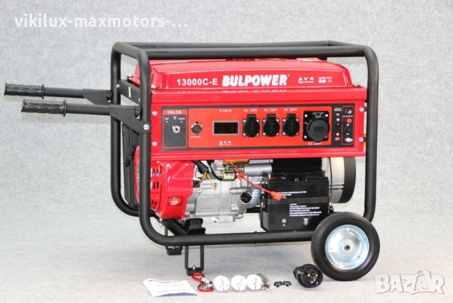 ГЕНЕРАТОР ЗА ТОК 10 KW BULPOWER МОНОФАЗЕН С ЕЛ. СТАРТ И АТС БУКСА, снимка 3 - Генератори - 43156436