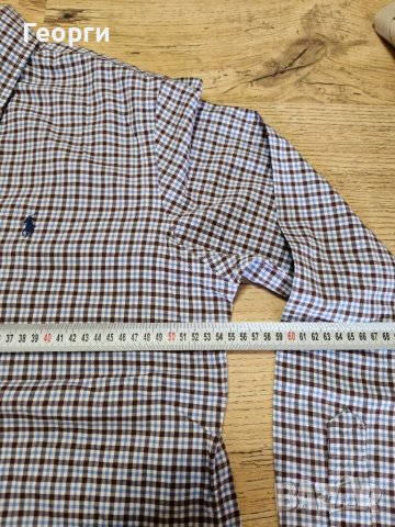 Мъжка риза с дълъг ръкав  Polo by Ralph Lauren Размер М, снимка 5 - Ризи - 40323175