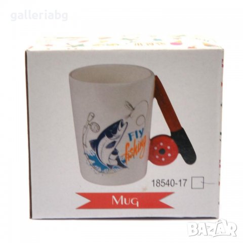 Сувенирна чаша с Въдица, снимка 2 - Арт сувенири - 38887253