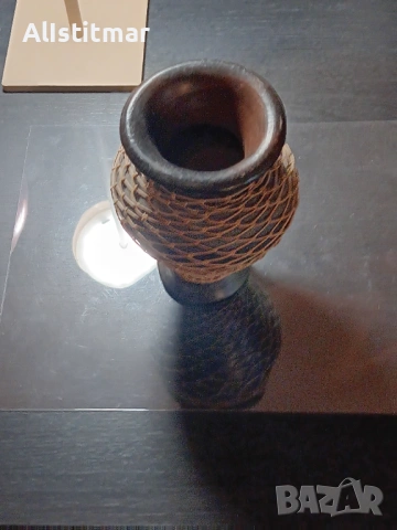 Африкански глинен съд, снимка 4 - Антикварни и старинни предмети - 53115771