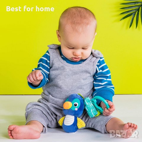 Мека играчка за новородено- тукан, снимка 5 - Плюшени играчки - 35463264