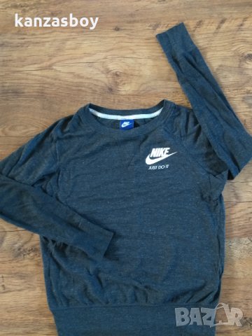 Nike Sportswear Gym - страхотна дамска блуза КАТО НОВА, снимка 4 - Блузи с дълъг ръкав и пуловери - 35560251